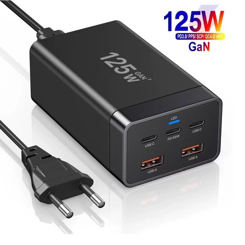 Usb ladegerät 125w - usb-c, ladegerät,125w