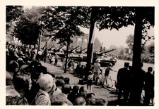 Orig.-Privat-Foto BERLIN Alliierten-Parade, Panzer am Charlottenburger Tor 60er