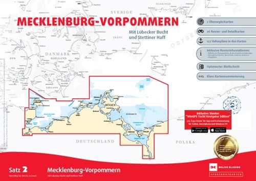 Sportbootkarten satz - sportbootkarten, 2