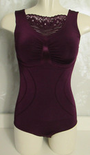 Schlankstütz🌸 L 42/44 Mieder- Body "Taillenkiller" Spitze aubergine PUUBF SK5🌸