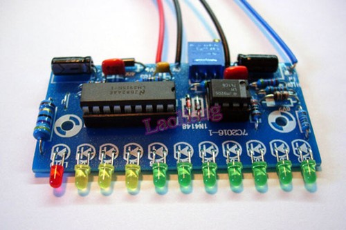 Lm3915 led audio level - lm3915, 10-led