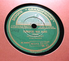 CHARLIE BARNET Comanche War Dance / Phyllisse DISQUE GRAMOPHONE SG 42 (443)