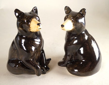 Wachtel Keramik Schwarzbär