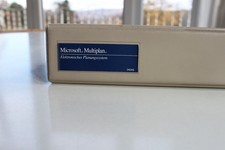 Microsoft Multiplan Benutzerhandbuch Deutsch Vintage 1990 Ordner Retro 08075 Sam