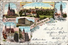 Gruss aus Bautzen , Litho 1898