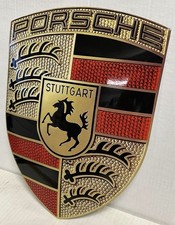 Original Porsche Emailleschild