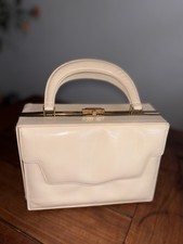 Lackleder Handtasche 60er /