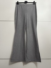 ? NEU grau gestreifte dünne Jogginghose  / Leggins in Gr. L von H&M, Maße beach