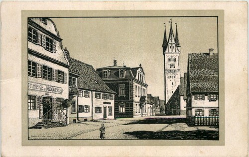 Dietenheim künstler ak - dietenheim,
