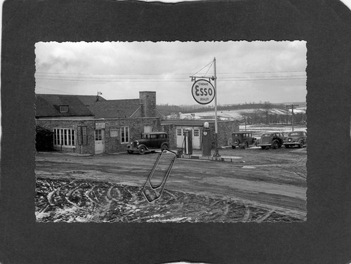 Foto tankstelle esso - tankstelle,