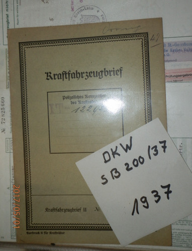 Dkw sb200 von 1937 - dkw,