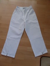 KÄTCHENSTADT weiße Arbeitshose Schwesternhose 36 Reißverschluss Krankenhaus!