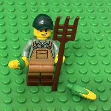 Lego City Farmer Mini Figure