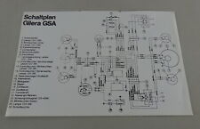 Schaltplan Elektrik Piaggio Vespa Gilera GSA