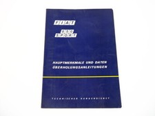 Fiat 850 Sport Coupe Spider Werkstatthandbuch Reparaturanleitung 1968