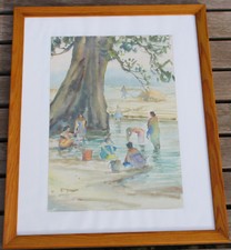 Qualitätvolles Aquarell