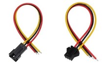 3 Paar JST SM 3 Pin Stecker Buchse AWG22 Kabel 7,5 cm LED Modellbau Hobby Akku