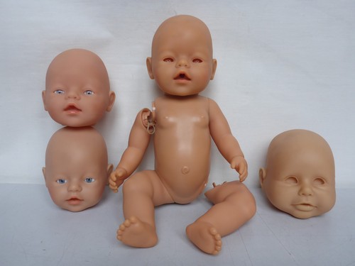 Konvolut alte puppenteile - konvolut,