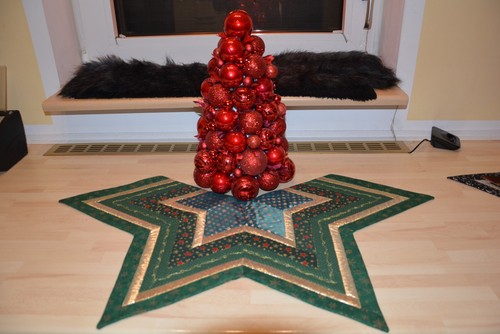 Patchwork weihnachtsdeckchen - patchwork,