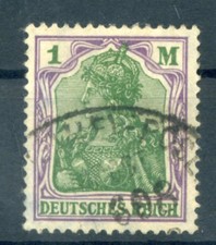 867914) DR Plattenfehler 150 f 21 (150 I) gestempelt,Germania, Schantl 125,- DM