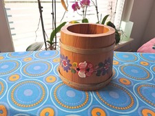 Blumentopf  Holz Bauernmalerei