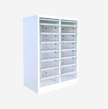 Metallschrank mit A4 Schubladen, Aktenschrank,  Büro Organizer Praxis Schrank