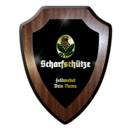 Wappenschild scharfschütze - wappenschild,