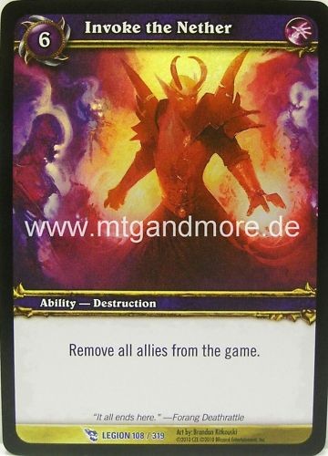 Wow invoke the - invoke, nether
