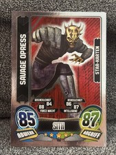 Savage Opress Star Wars Force Attax - Limited Edition Sammelkarte-Guter Zustand