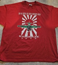 Kamikaze 1946 – Comic-Serie Shirt – Rot – Größe 2XL – selten getragen Japan WWII