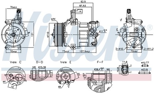 Nissens 891034 kompressor - nissens,