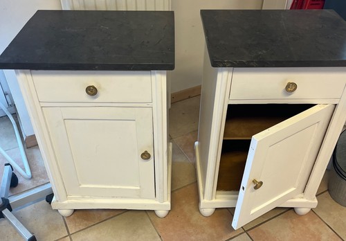 Nachtschrank weiss antik - nachtschrank,
