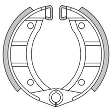 BREMSBACKEN BREMSBELÄGE VORNE HINTEN MOTORRAD GUZZI DINGO 3 V 50 1975>1976