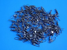 50 Stück Tönnchenwirbel Karabinerwirbel Wirbel mit Snap Gr.6 Gr.8, Gr.10 Gr.12