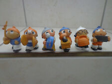 6 x Original ZDF Mainzelmännchen-Kapelle, komplett aus dem Jahre 1977,Anton,Frit