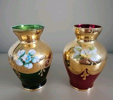 Vintage Murano Vasen Rot &