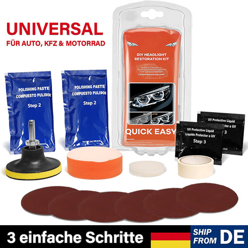 Scheinwerfer aufbereitung set - scheinwerfer,