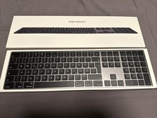 Apple Mrmh2d/a Magic Keyboard W Numeric Keypad Space Grey Schwarz Tastatur