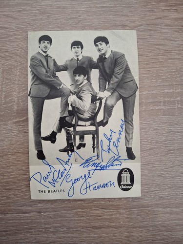 Autogrammkarte von beatles - von,