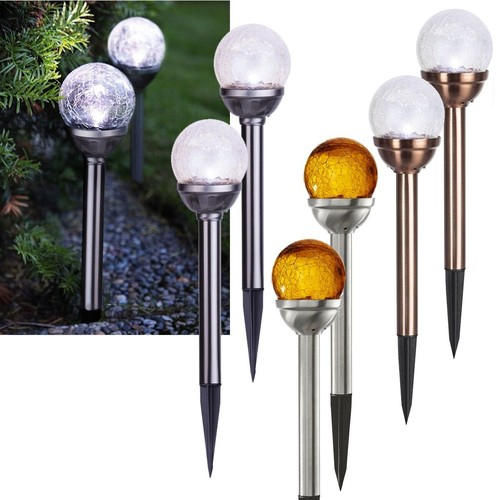 Solar kugel leuchte 2er set - leuchte,