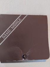 altes kleines Dame- / Mühlespiel, Reisespiel, in Etui, ca. 13 x 13 cm 