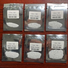 100pcs 0.7~50mm Round White