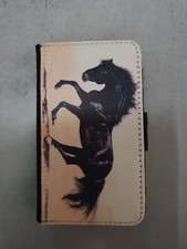  Schutzhülle für Samsung GT-i9100 Galaxy S2 schwarz Cover Pferd ? Logo