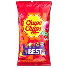 (10,24€/1kg) Chupa Chups The Best Of Lutscher Nachfüllbeutel 120 Stück