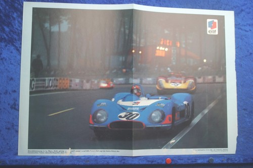 Poster matra simca alfa - matra,