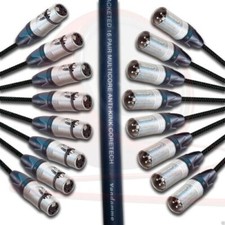 Van Damme & Neutrik Stage Schlange. 2 4 8 12 16 Weg Kabelbaum Kabel Buchse