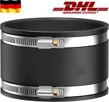 Flexible Gummi Muffe 100mm 150mm Gummimuffe Rohrverbinder Muffe für PVC DHL