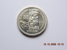 Kanada, 1958, 1 Dollar Elizabeth, British Columbia 800 Silber 23,57 gr.