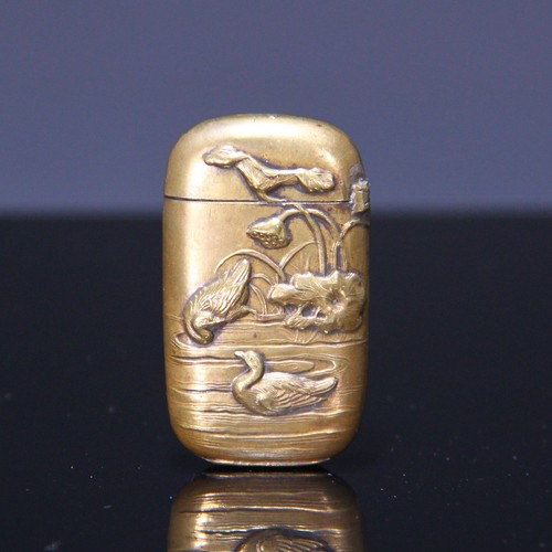 Japanese meiji brass matches - meiji,