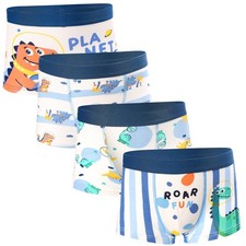 Boys Underpants, 4 Pack Boxer